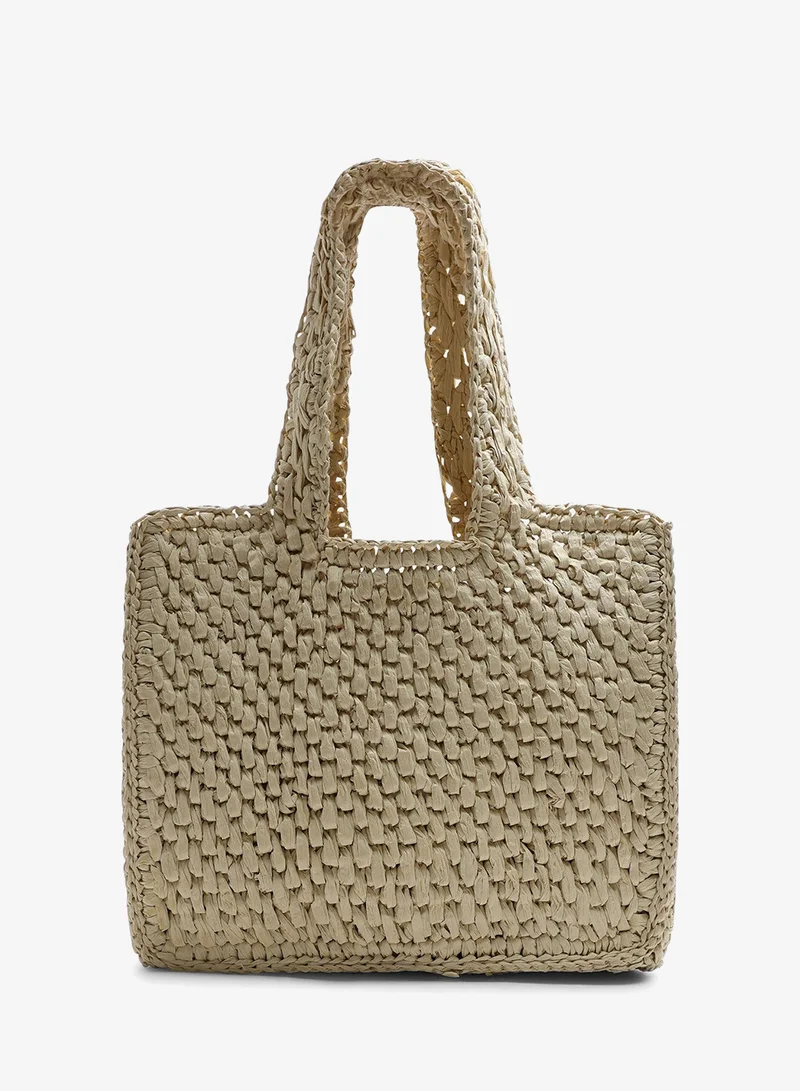 Where's That From  Vivid Raffia Tote Bag for Women | Best Price UAE