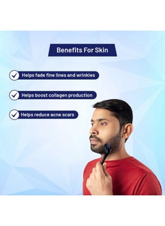 Formen Derma Roller For Hair Growth 0.5 Mm With 540 Titanium Needles | Repairs Damaged Hair, Activates Hair Follicles | For Hair Fall & Hair Thickening | Reduces Acne Scars | Safe & Effective To Use  - Image 4
