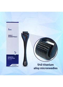 Formen Derma Roller For Hair Growth 0.5 Mm With 540 Titanium Needles | Repairs Damaged Hair, Activates Hair Follicles | For Hair Fall & Hair Thickening | Reduces Acne Scars | Safe & Effective To Use  - Image 2