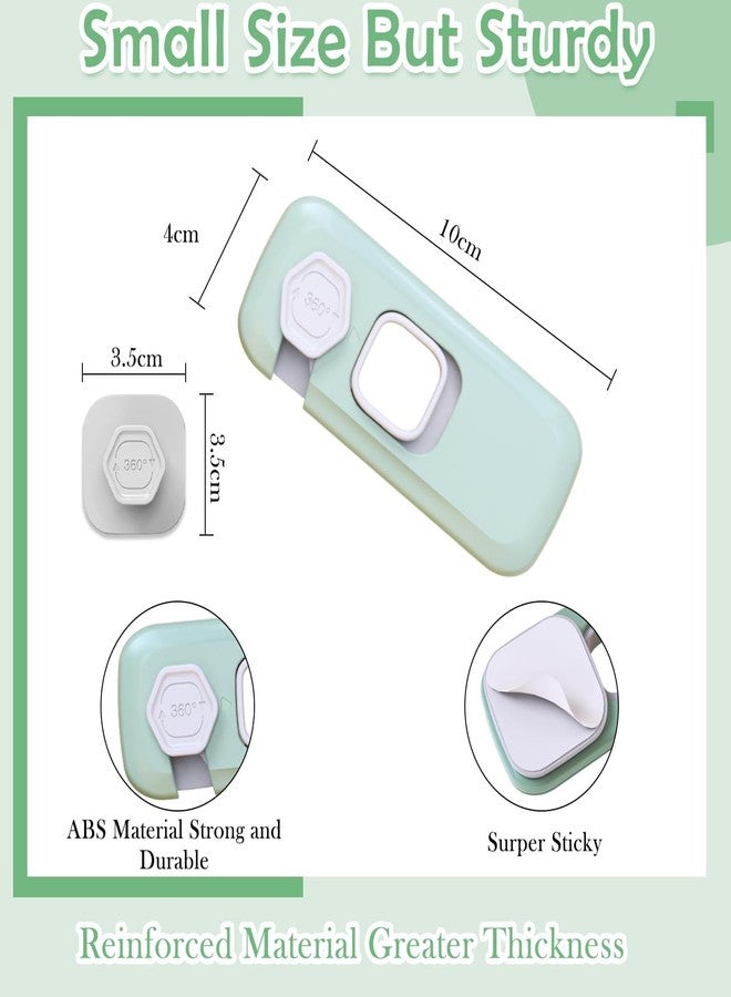 BlizzCart Child Proof Refrigerator Lock, Baby Proofing Cabinet Locks, Oven Lock Child Safety, Fridge Lock, for Fridge, Drawers, Dishwasher, Oven, Cupboard, Closet, No Tools Need (Pack Of 2,MultiColor) - Image 2