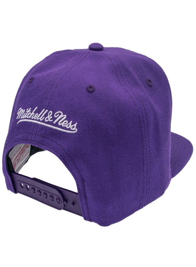 ميتشل آند نيس قبعة ميتشل آند نيس تورنتو رابتورز NBA Team Ground Snapback باللون البنفسجي/البنفسجي/الأخضر - Image 3