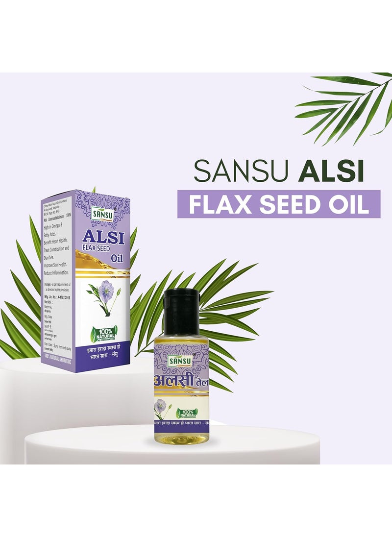 SANSU Sansu Alsi ka tel 50ml Natural 50ml Pack of 4  - Image 5
