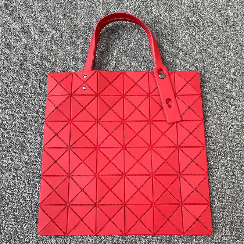 2023 Japanese Original Factory 6-Compartment Frosted Geometric Rhombus Bag In Matching Macaron Colors, Single Shoulder, Handbag, Crossbody Women'S Bag, Light Luxury - Image 2