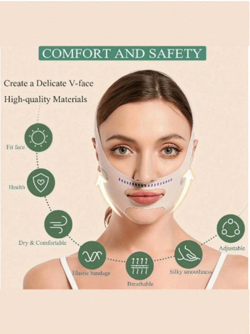 Face and Chin Support Bandage – Flexible & Comfortable Design, Reusable, Suitable for Daily Use - Image 4