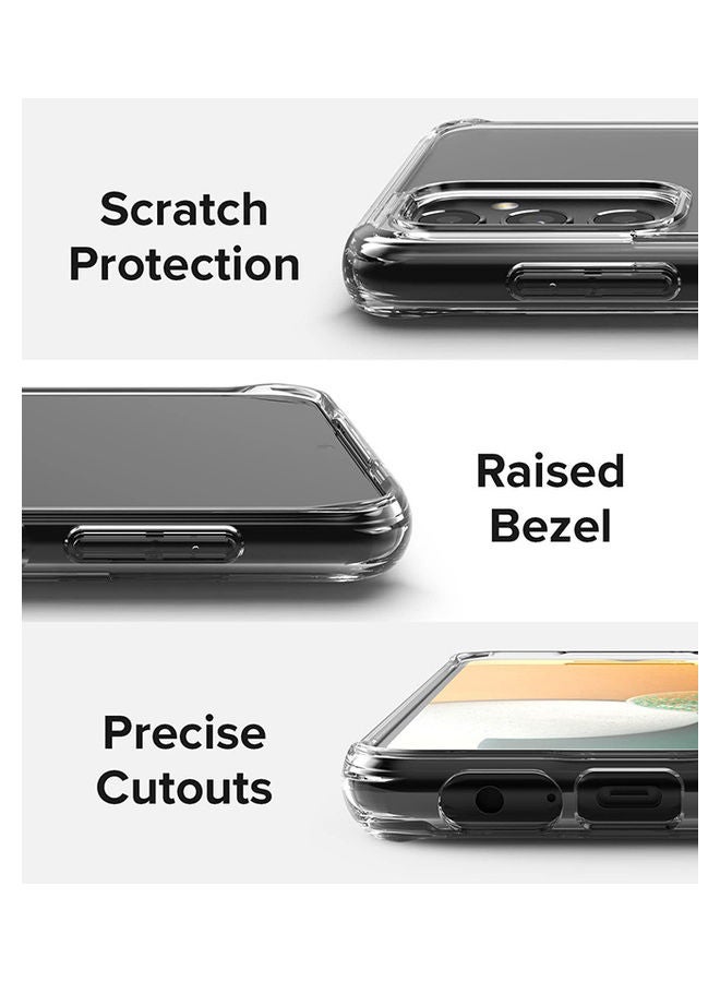 Ringke Fusion Transparent Thin Hard Back Heavy Duty Shockproof TPU Bumper Case For Samsung Galaxy A13 5G Clear - Image 4