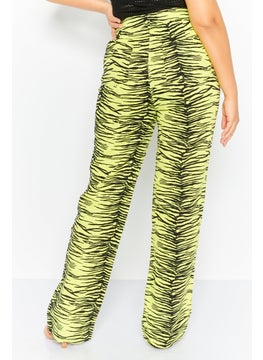 Annorlunda Women Regular Fit High Waist Animal Printed Denim, Multicolor  - Image 3