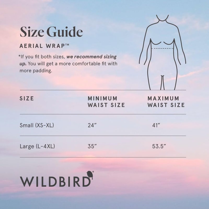 WildBird - Aerial Buckle Wrap - Babies 0-6 Months - Large (L-4XL) Acadian - Newborn Baby Carrier - Front Carry - Soft Fabric, Straps, Head Support, Padded Waist Belt - Baby Essentials - New Mom Gifts - Image 3