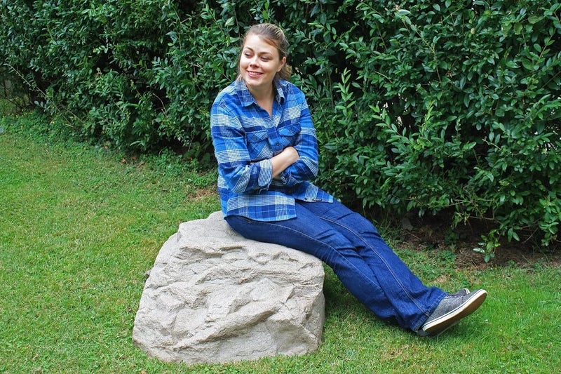 EMSCO Group Landscape Rock â€“ Natural Sandstone Appearance â€“ Low Profile Boulder â€“ Lightweight â€“ Easy to Install - Image 2