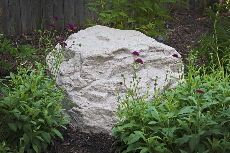 EMSCO Group Landscape Rock â€“ Natural Sandstone Appearance â€“ Low Profile Boulder â€“ Lightweight â€“ Easy to Install - Image 3