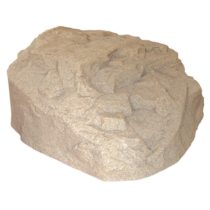 EMSCO Group Landscape Rock â€“ Natural Sandstone Appearance â€“ Low Profile Boulder â€“ Lightweight â€“ Easy to Install - Image 1