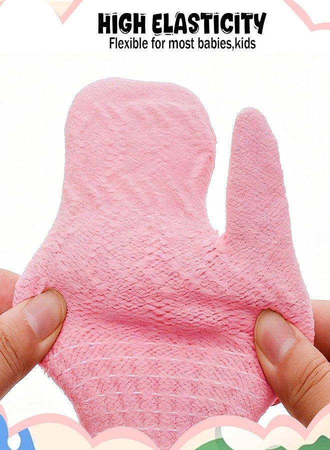 Sdfvsdg 3 Pairs Winter Mittens Glove for Kids Baby Warm Gloves Thick Knitted Fleece Lined Gloves Thermal Set for Boys Girls - Image 4