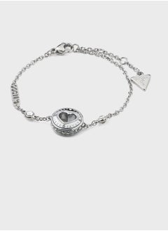 Rolling Heart Chain Bracelet