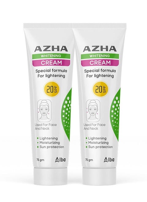 Azha whitening cream 1+1