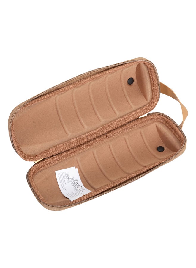 السنيدي شنطة استكانات مكتملة ضد الصدمات، حافظة فنجان شاي، خشبي، مقاس 20*7.2*7.2سم - Image 2