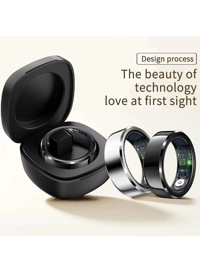 R6 Smart Ring Health Monitor for Men Women Blood Oxygen Heart Rate Sleep Monitor IP68 Waterproof for iOS Android Fitness Ring mi - Image 5