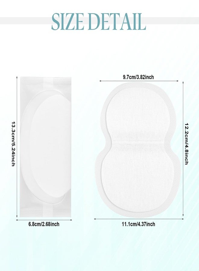 YSSPPOY Armpit Sweat Pads 100 Packs Sweat Pads for Women and Men Individually Packaged, Non Visible Easily Absorb and Disposable Underarm Sweat Pads Shields Armpit Protection For Hyperhidrosis - Image 5