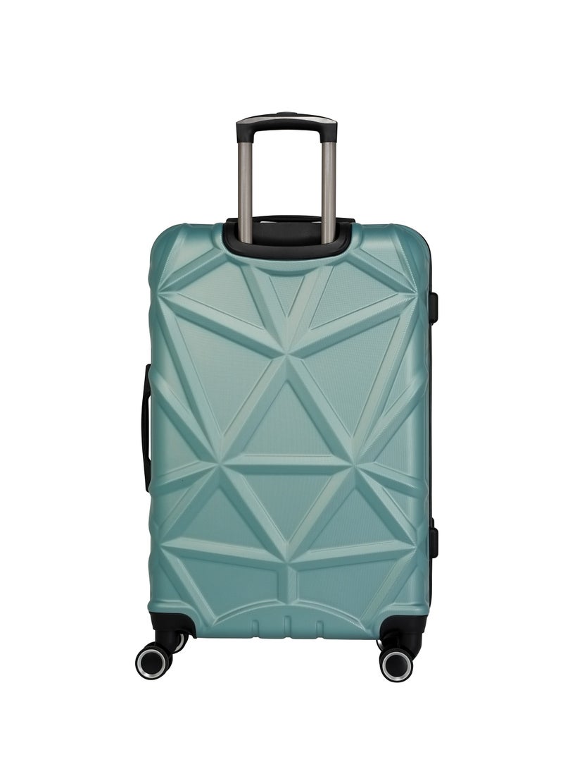 PARAJOHN Medium 24-Inch ABS Lightweight Hardshell Luggage Trolley | carrying 20kg 4-Wheel Spinner Suitcase green - Image 2