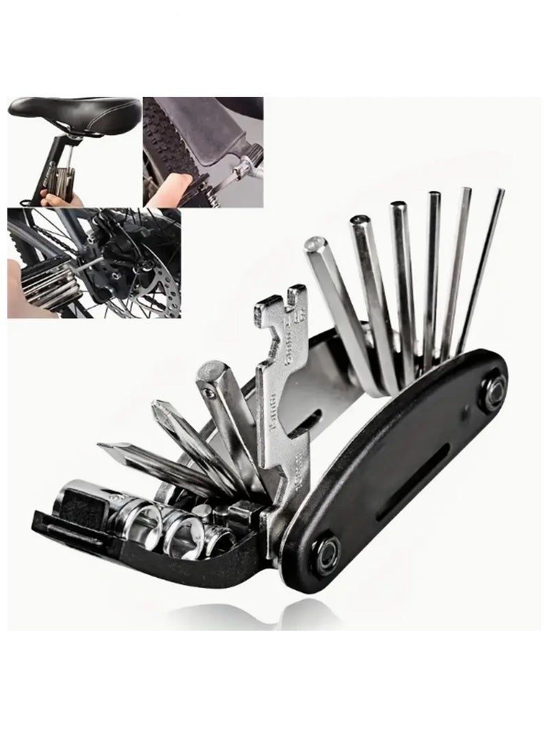 Cycle Torch 16 In 1 High-carbon Steel Mountain Bicycle Tools Sets, Bike Repair Tools Kit  - Image 2
