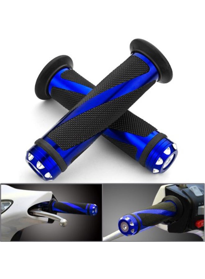 7/8" Aluminum Rubber Gel Hand Grips for Motorcycle Sports Bikes Handlebar - Image 4