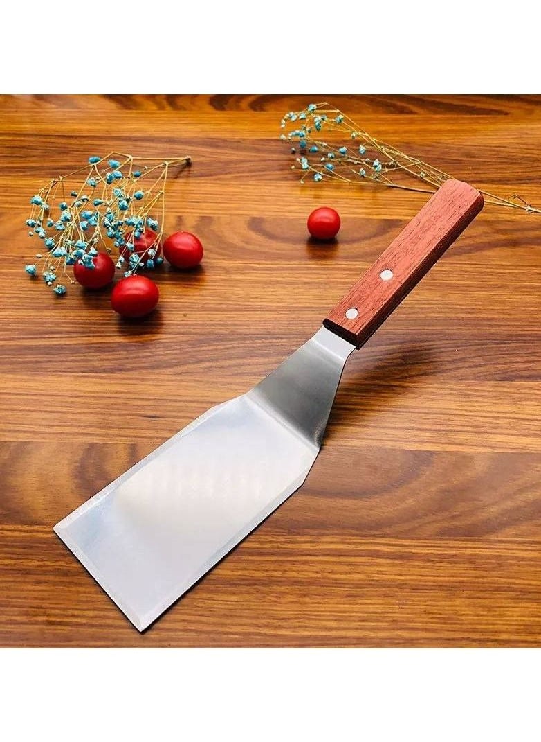 Generic - Metal Spatula with Beveled Edges 2 Pieces - Image 1