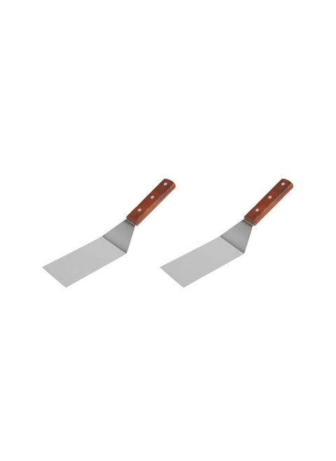 Metal Spatula with Beveled Edges 2 Pieces