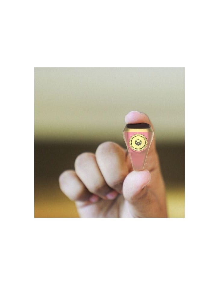 Zikr  Lite Smart Ring 18mm for Muslims Tally Tasbeeh Counter with Vibration Reminder White - Image 4