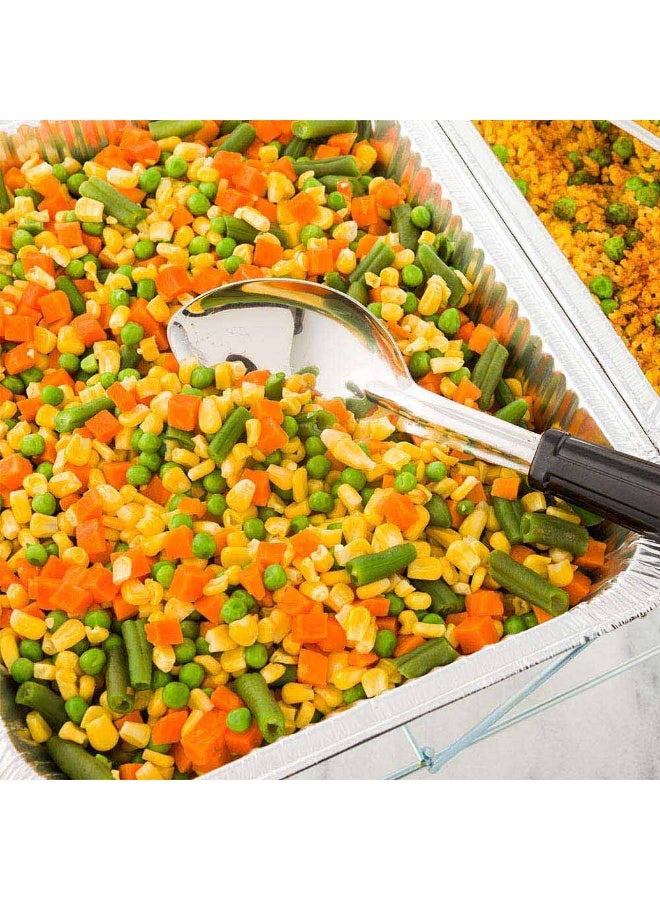 Restaurantware 11 Inch x 2.75 Inch Serving Spoon, 1 Solid Catering Spoon - Polished Finish, Dishwashable, Stainless Steel Buffet Spoon, Serving Utensil For Parties, Catering, Banquets, or Homes - Image 3