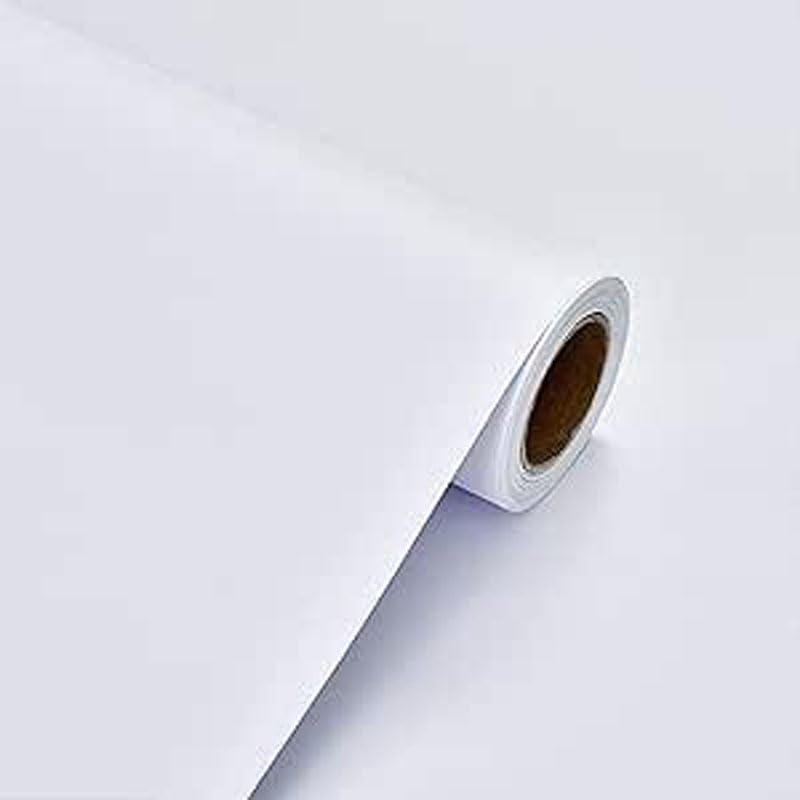 ARS 1 Roll, 80Micron White Matt Adhesive Sticker, White, 50 cm x 100 cm - Image 2