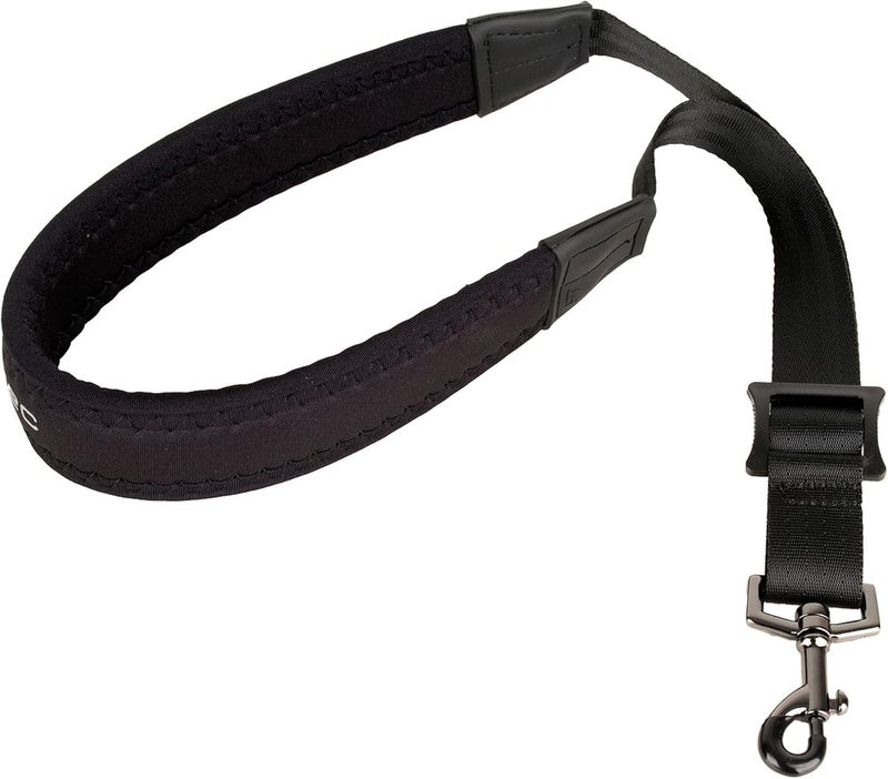 Pro-Tec 20-Inch Padded Neoprene Saxophone Neck Strap with Metal Snap (N311M), Black, Junior - Image 2