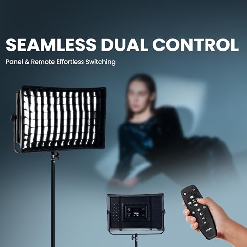 Digitek D1500 Professional Flat Panel LED Video Light Panel with Softbox & Grid Sleek and Easy to Carry Ideal for Wedding Shoot & Outdoor Shoot & More - Image 4