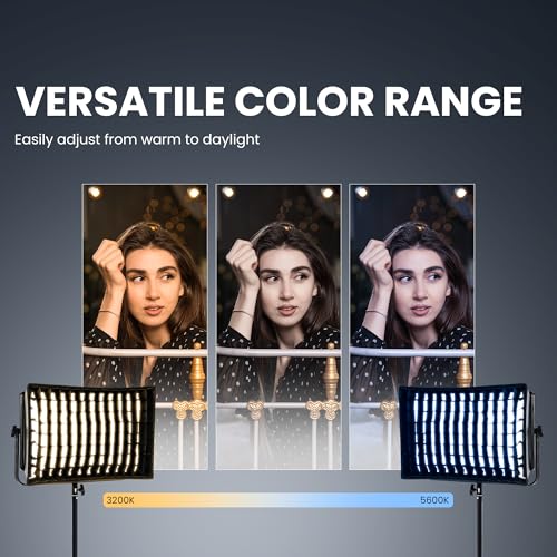 Digitek D1500 Professional Flat Panel LED Video Light Panel with Softbox & Grid Sleek and Easy to Carry Ideal for Wedding Shoot & Outdoor Shoot & More - Image 2