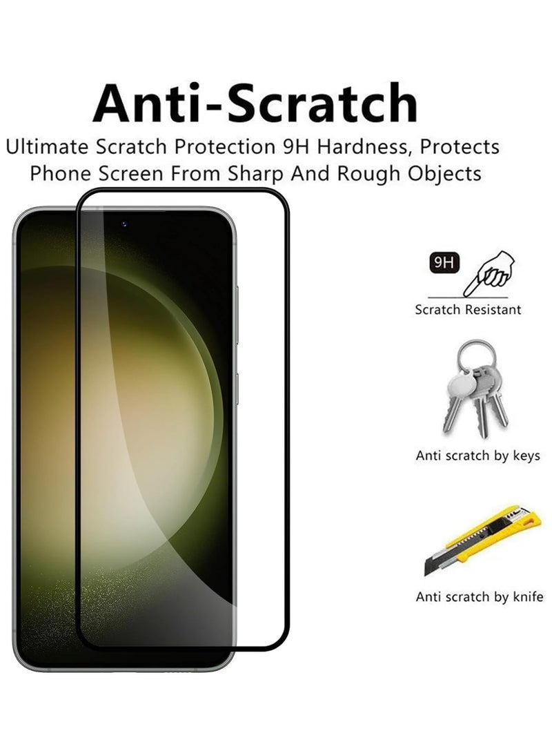 Screen Protector for Samsung Galaxy S25 Plus Tempered Glass Screen Protector Full Glue Edge to Edge 9H Hardness Anti Fingerprint Scratch Resistance Glass for Samsung Galaxy S25 Plus - Image 2
