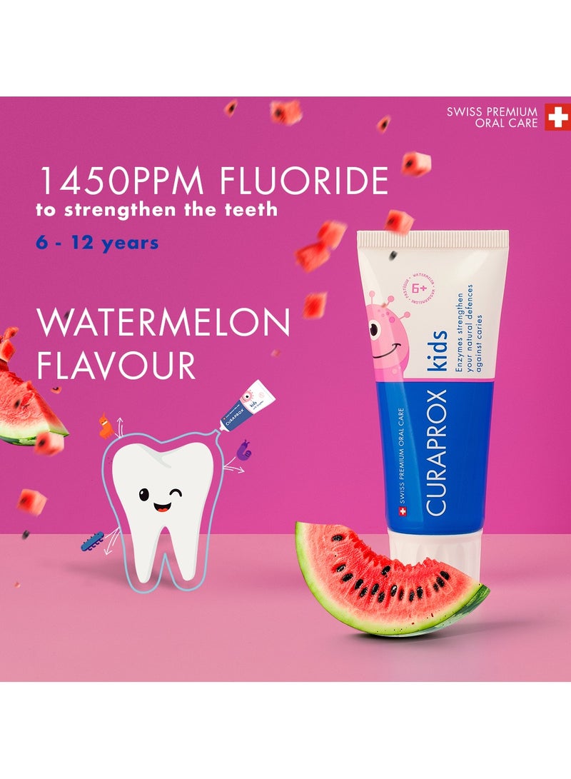 CURAPROX Kids Watermelon Toothpaste 60ml - Image 3
