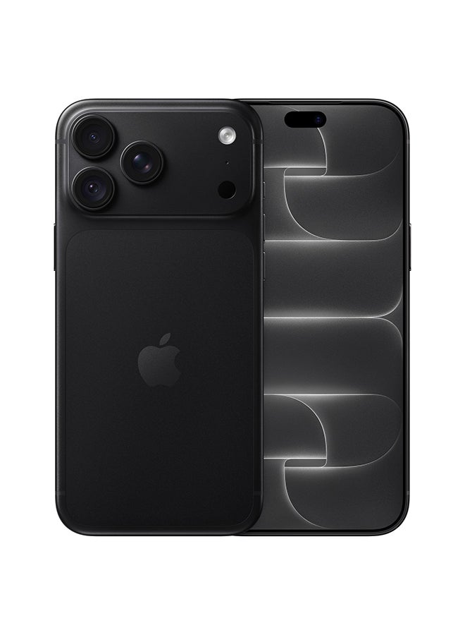 ابل  iPhone 18 Pro Max 512 GB (Nano SIM + eSIM) Black 5G With FaceTime - International Version - Image 1