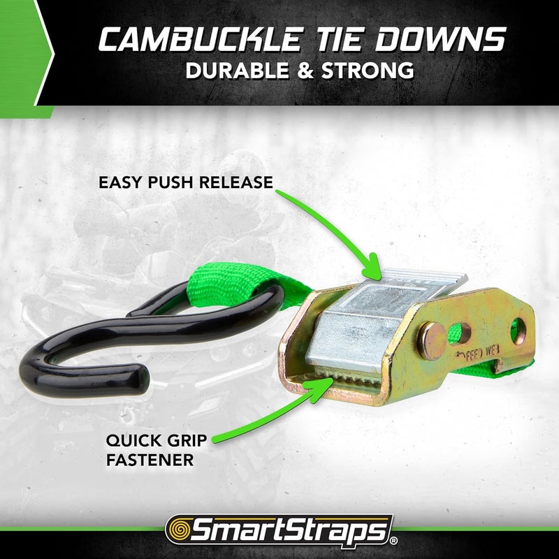 SmartStraps 6' Cambuckle Tie Down Straps (Pack of 2) - Image 3