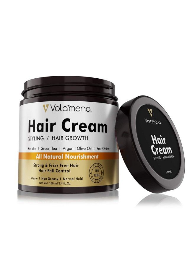 VOLAMENA WITH DEVICE Onion & Argan Hair Cream For Styling & Hair Fall Control 100 Ml - Image 3
