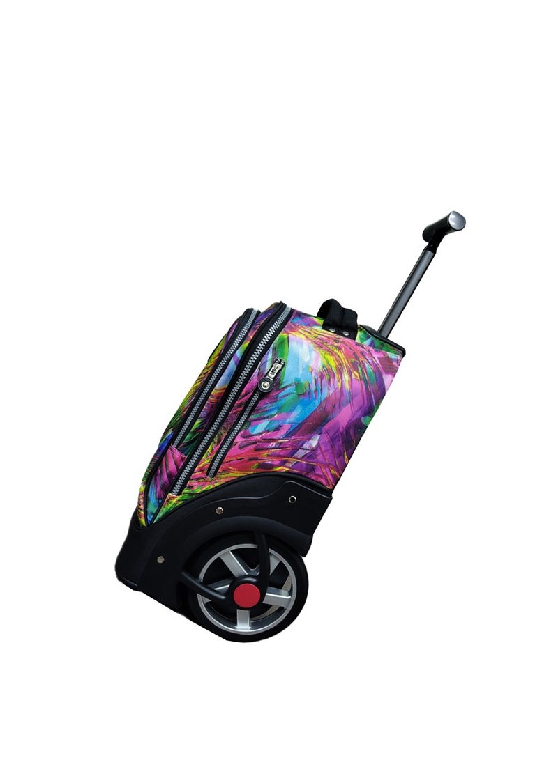 باور حقيبة ظهر مدرسية بعجلات كبيرة – حقيبة سفر متينة وأنيقة للأطفال والمرا – Stylish & Durable Rolling Bag for Kids & Teenagersهقين - Image 1