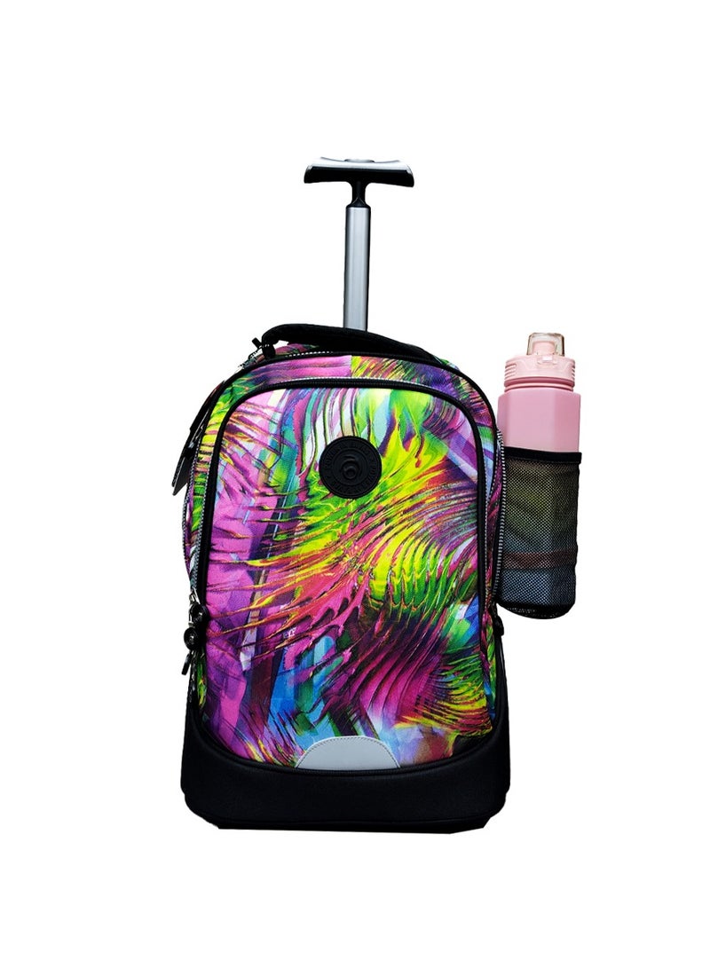 باور حقيبة ظهر مدرسية بعجلات كبيرة – حقيبة سفر متينة وأنيقة للأطفال والمرا – Stylish & Durable Rolling Bag for Kids & Teenagersهقين - Image 2