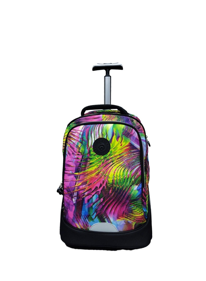 باور حقيبة ظهر مدرسية بعجلات كبيرة – حقيبة سفر متينة وأنيقة للأطفال والمرا – Stylish & Durable Rolling Bag for Kids & Teenagersهقين - Image 4