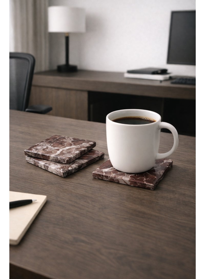 كارارا كولتيكتون ماربلى كوسترس باك اوف ريد زبرا ماربلى هاندماد ماربلى بريميوم حميز ديكور - Image 2