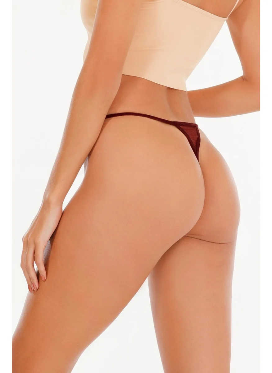 Sensu Women's String Lace Thong 5-Piece Panties Set Mixed Colors KTS3062 MIXED MODEL5