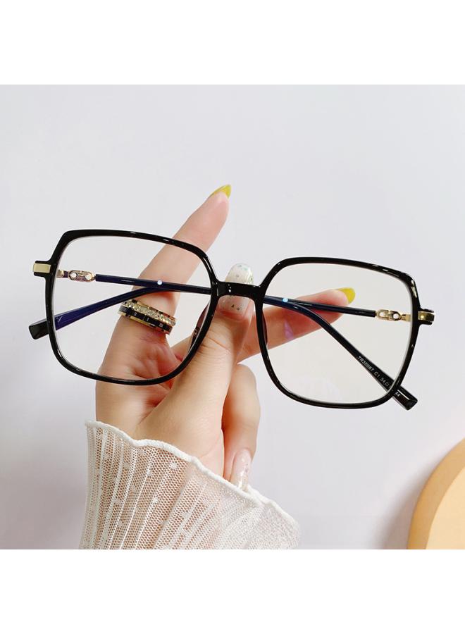 Generic Anti-blue Light Glasses Frame Frosted Coffee Elegant Frame Plain Face Street Shot Tide Plain Glasses Finished Myopia Glasses Direct Batch 
