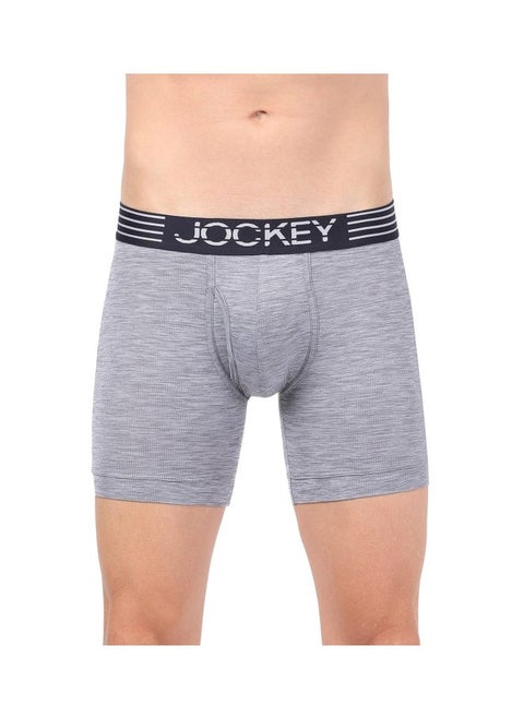 Jockey MM06 Men Microfiber Mesh Elastane Stretch Sports Boxer Brief with Stay Dry Technology