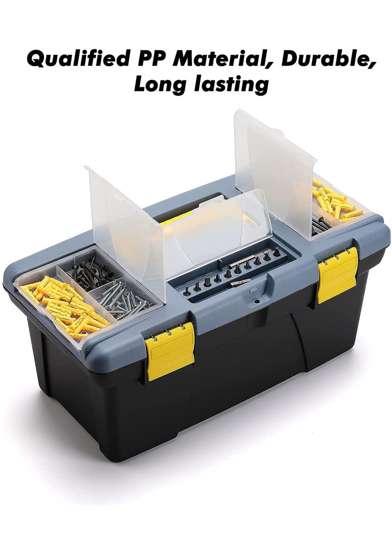 Prachit Prachit MultiLayer Tool Organizer Storage Box Mini Hardware Plastic Hand Tool Kit to Keep Your Organized Tools Screwdriver Wrench Stationary Home Stuff Storage Plastic Box  - Image 5