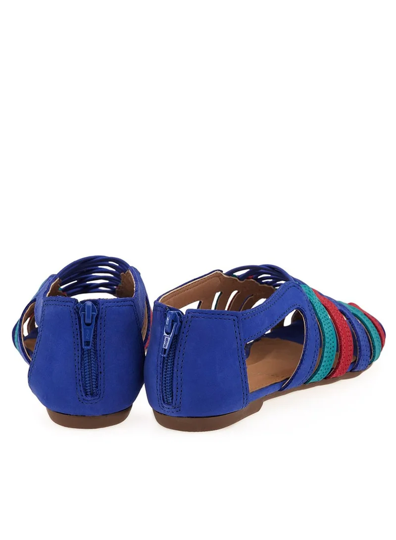 Via Marte Multicolor Flat Sandal