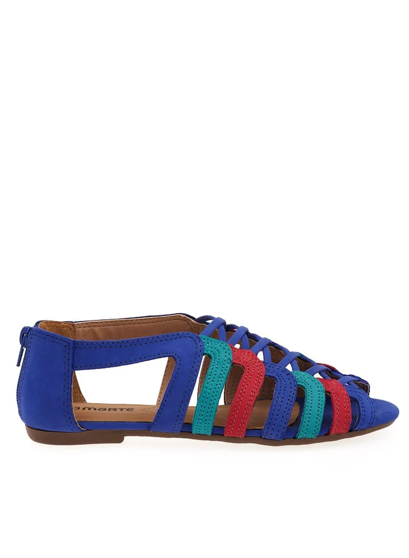 Via Marte Multicolor Flat Sandal