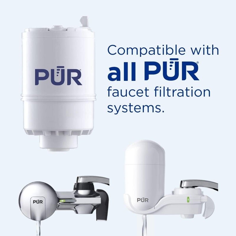 PUR Faucet Mount Replacement Filter 2-Pack - Genuine 2-in-1 Powerful Filtration with Lead Removal - Image 3