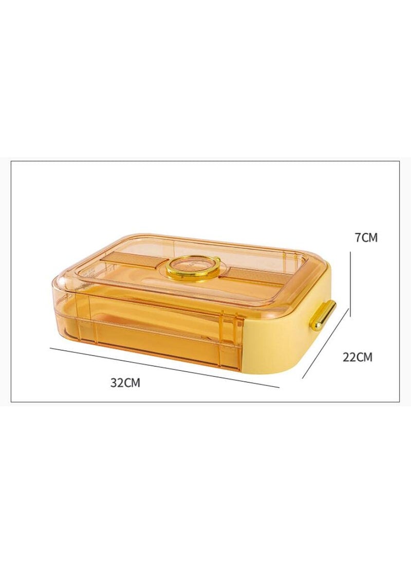IMUU IMUU Egg Storage Box Egg Storage Container with Freshness timer Acrylic Egg Storage Box or Egg Trays for Refrigerato Type Egg Crisper Kitchen Egg TrayMulticolor  - Image 2