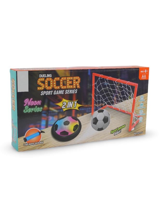 OKO Dueling Soccer 2 in 1 Neon Air Cushion Football Game Set - Image 1