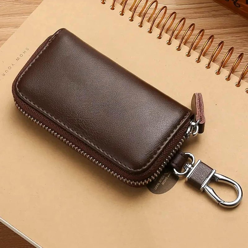 SHOWAY Premium Leather Car Key Holder Wallet - Image 5